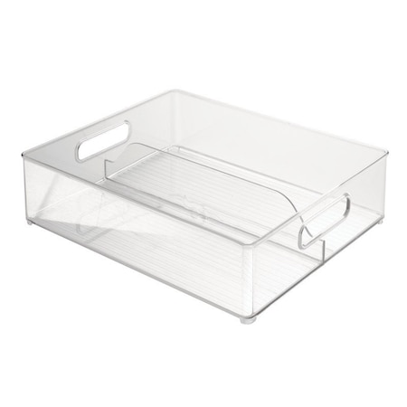 Interdesign iDesign Clear Storage Bin 4 in. H X 12 in. W X 14.5 in. D Stackable 70066